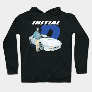 Initial D FC RX7 Stage 1 Drifting - Ryosuke Takahash RedSuns Hoodie